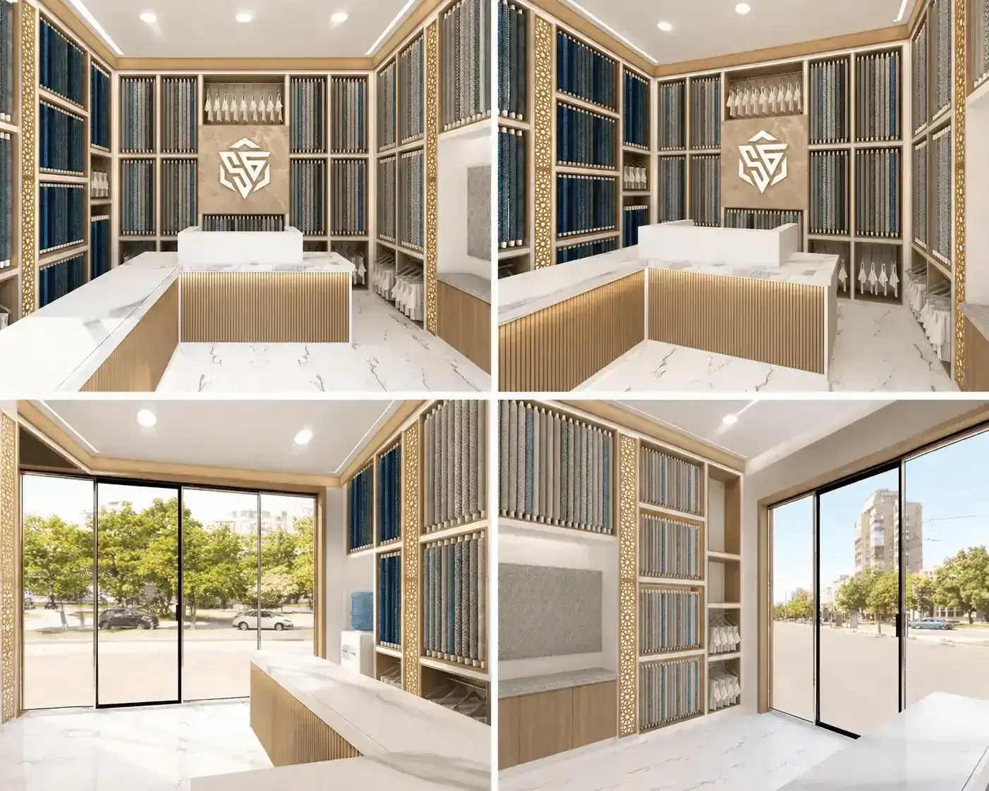 Speenghar Textiles showroom