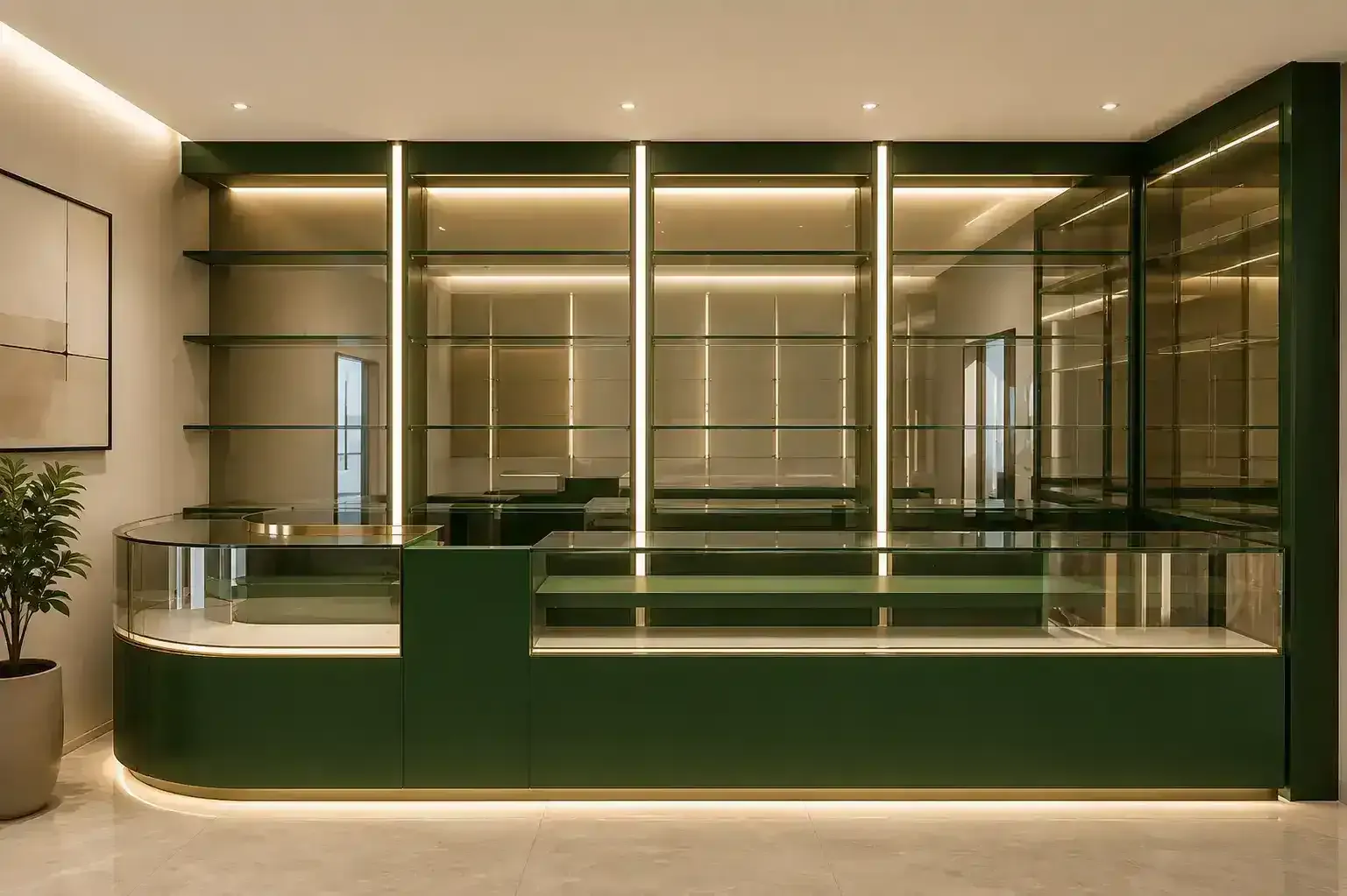 Glass partitions and aluminum systems